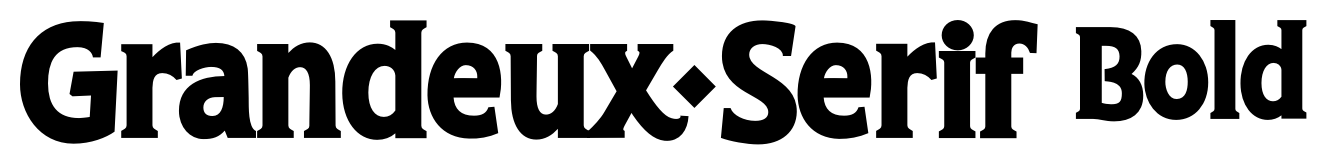 Grandeux Serif Bold